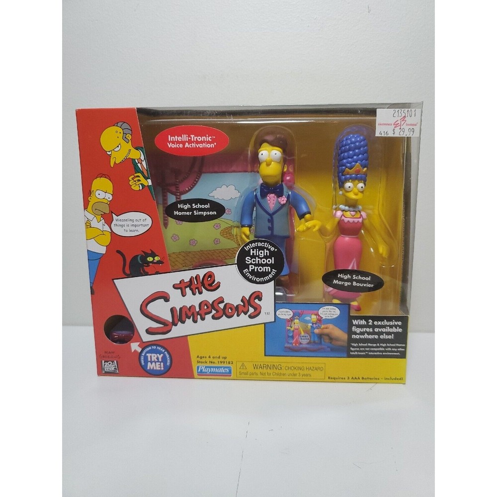 The Simpson’s Wos High School Prom Environment Homer and Marge Playmates